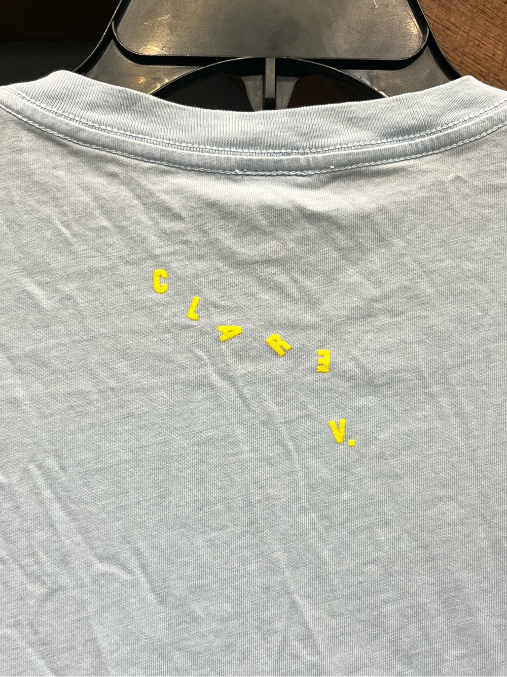 Clare V | classic tee Oui light‎ blue L - Picture 4 of 6